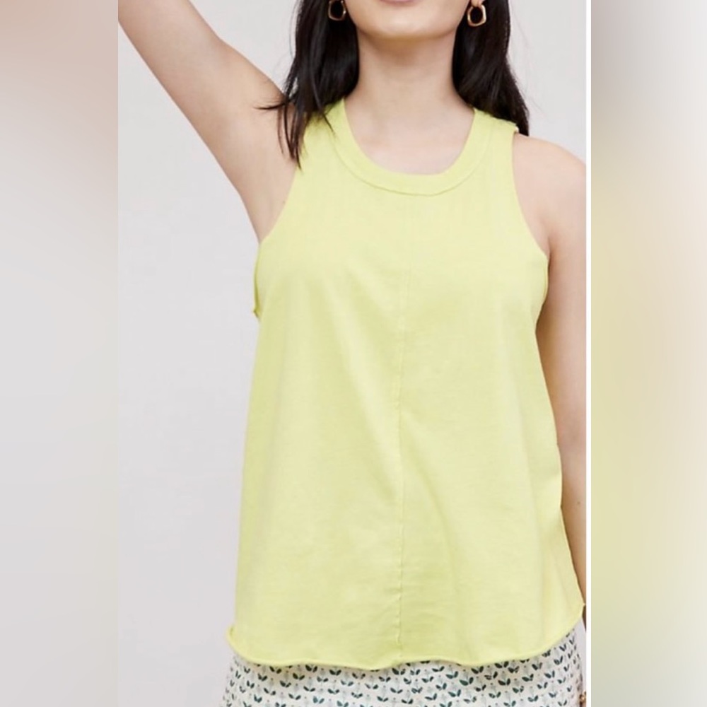 Anthropologie T. La Halter Swing Crewneck Tank